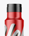 Metallized Plastic Bottle Mockup