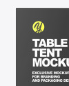 Glossy Table Tent Mockup