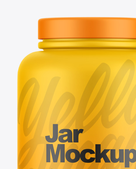 Matte Jar Mockup