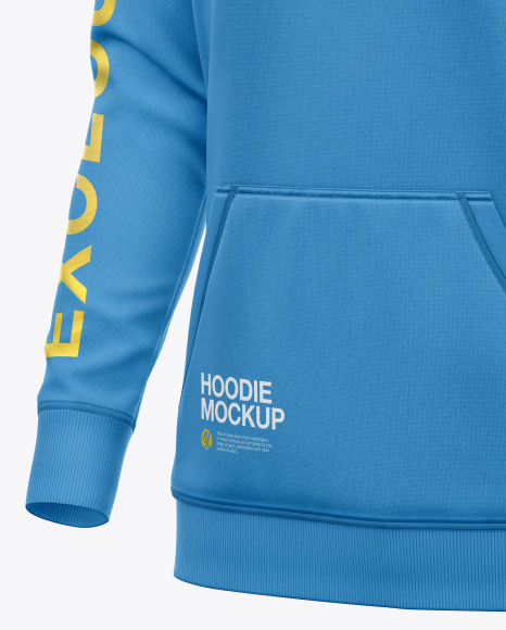 Hoodie w/pocket Mockup