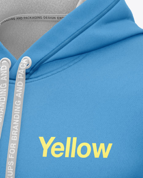 Hoodie w/pocket Mockup