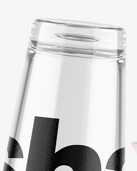 Boston Shaker Bottle With Cocktail Glass Mockup