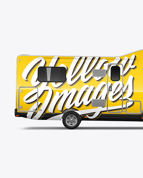 Motorhome Mockup - Side View
