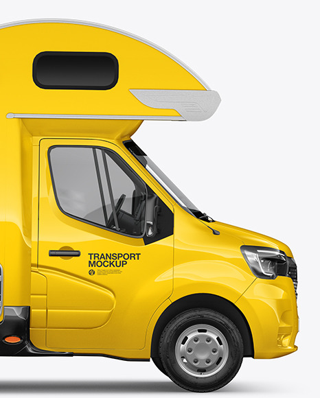 Motorhome Mockup - Side View