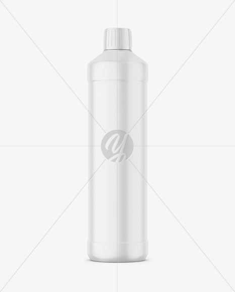 Matte Plastic Bottle Mockup