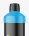 Matte Plastic Bottle Mockup