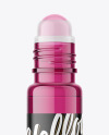 Colored Glass Roller Bottle Mockup
