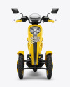 Tricycle Scooter Mockup - Front View