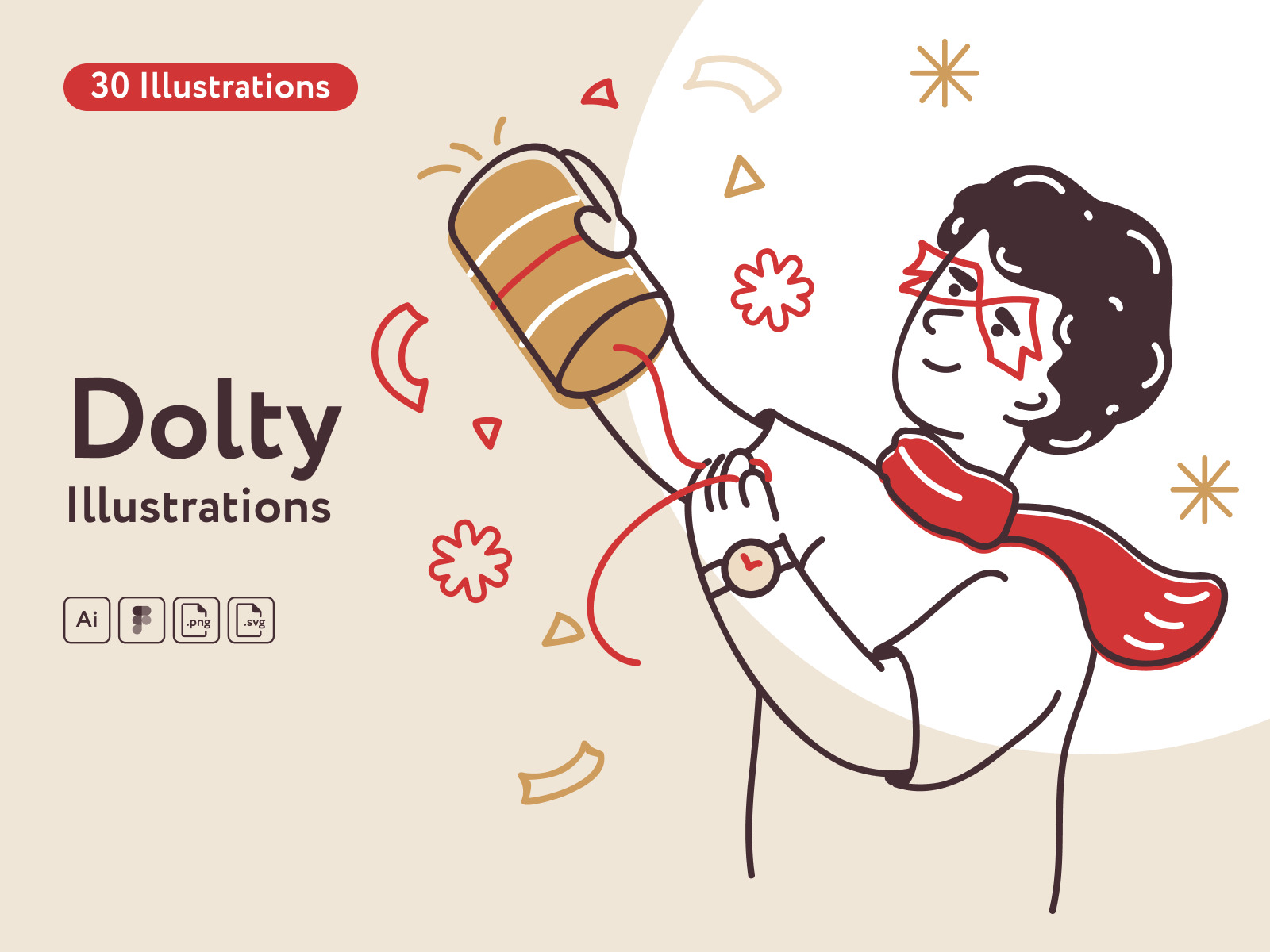 Dolty Christmas Illustrations Dolty Christmas Illustrations