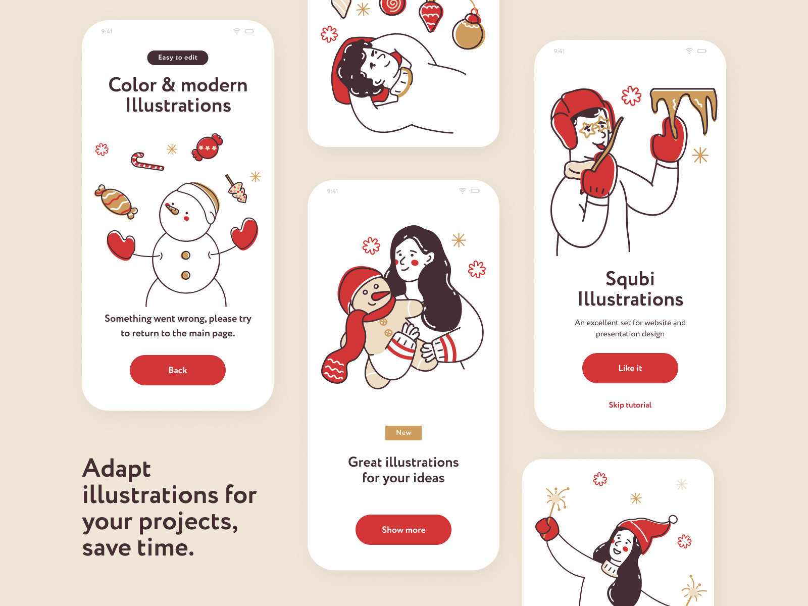 Dolty Christmas Illustrations Dolty Christmas Illustrations