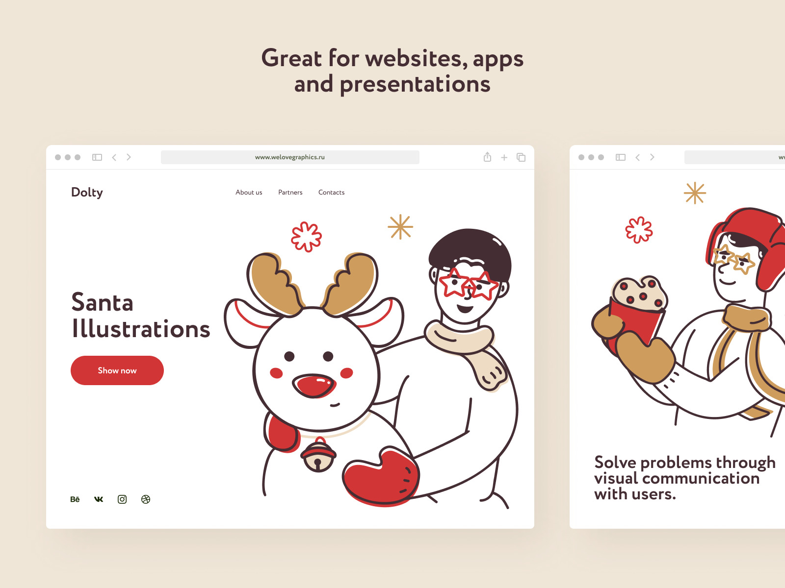 Dolty Christmas Illustrations Dolty Christmas Illustrations