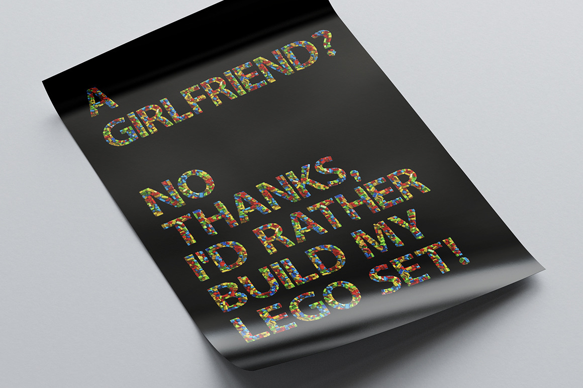 Lego CLR Font Lego CLR Font