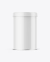 Coffee Tin Can with Glossy Finish Mockup