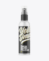 Frosted Spray Bottle Mockup
