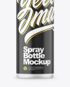 Frosted Spray Bottle Mockup