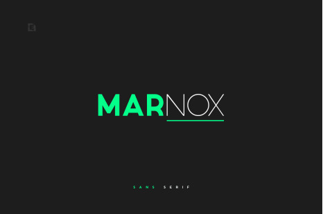 Marnox Font - New sans serif fonts