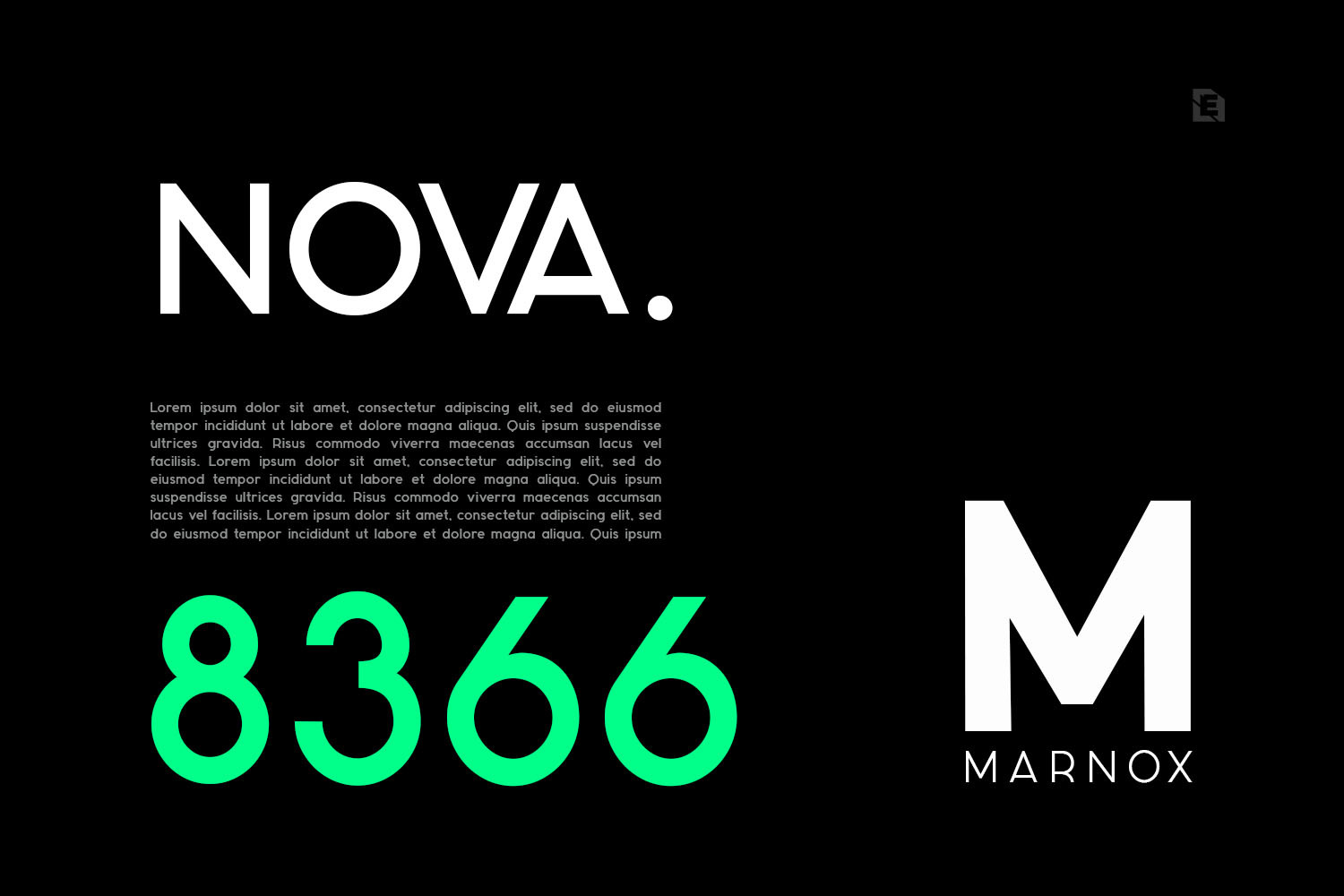 Marnox Font Marnox Font