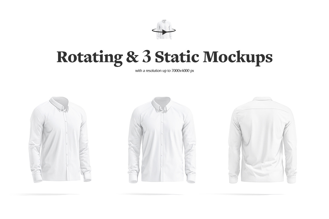 Dress Shirt Animated Mockup