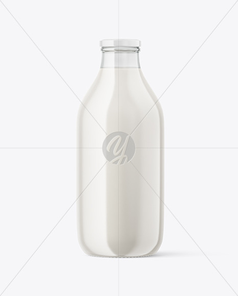 Milk Bottle Mockup