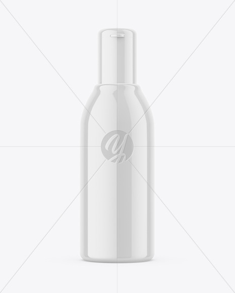 Glossy Plastic Bottle Mockup Glossy Plastic Bottle Mockup
