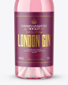 Clear Glass Gin Bottle Mockup