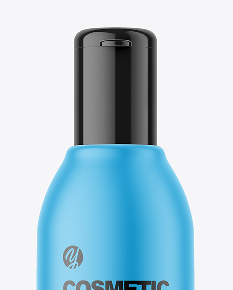 Matte Plastic Bottle Mockup