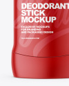 Matte Plastic Deodorant Stick Mockup