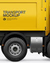 Tipper Truck Mockup - Side View