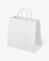 Textured Paper Shopping Bag Mockup