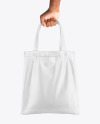 Cotton Bag in a Hand Mockup