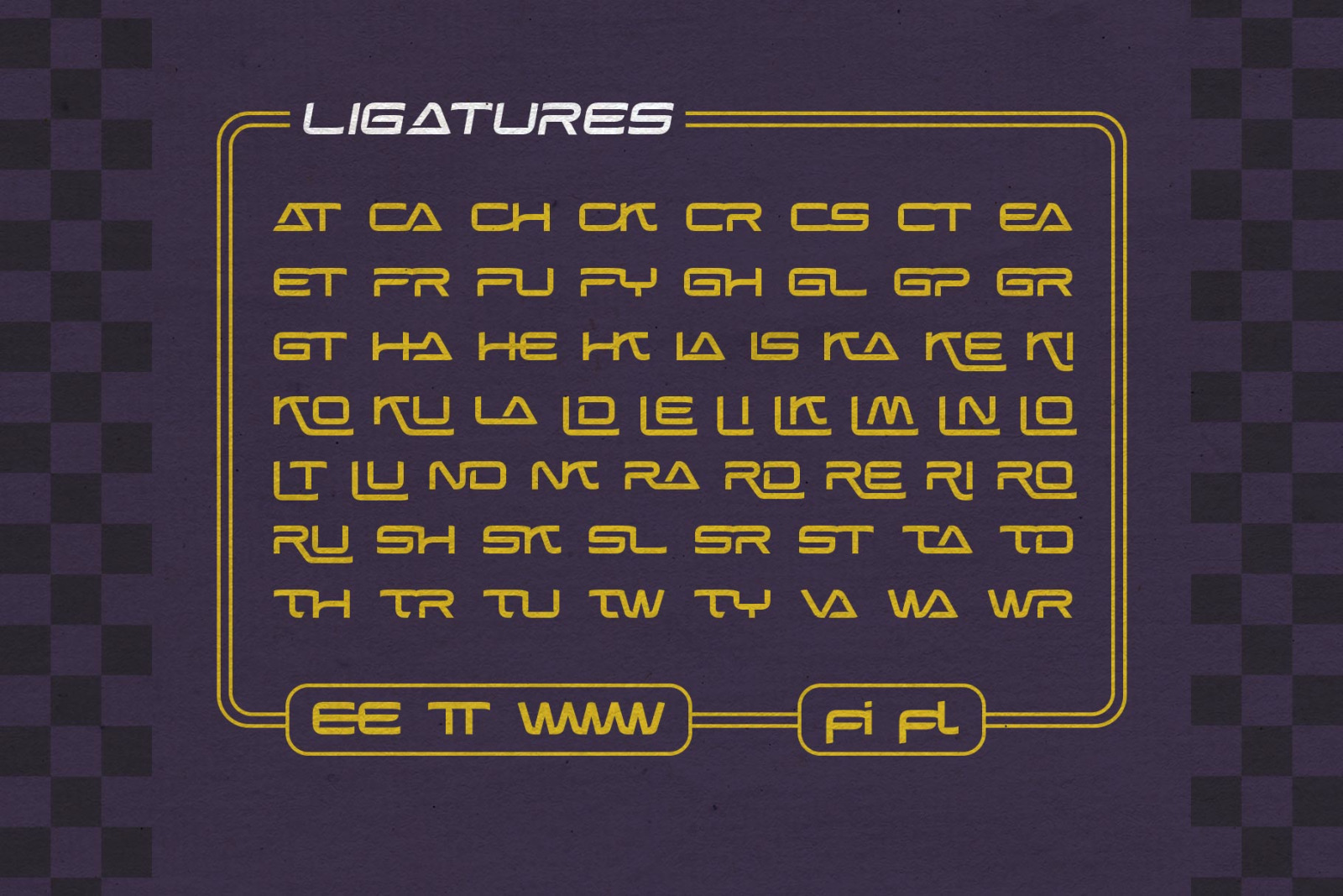Two Race Typeface Two Race Typeface