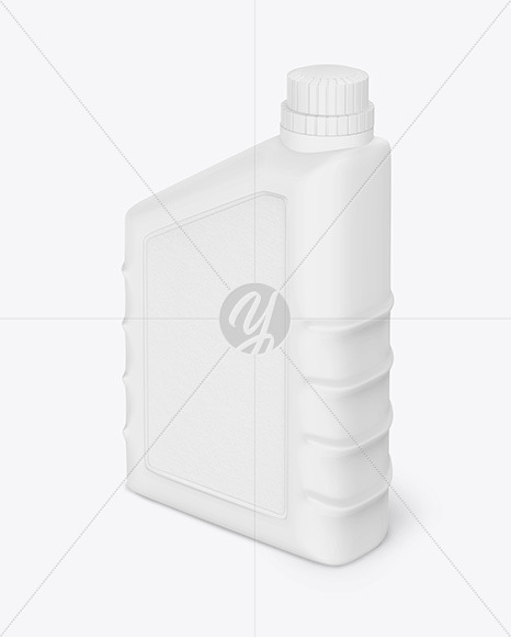 Matte Motor Oil Bottle Mockup