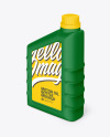 Matte Motor Oil Bottle Mockup