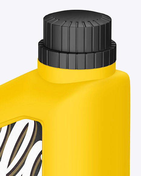 Matte Motor Oil Bottle Mockup