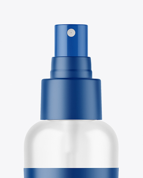 Frosted Spray Bottle Mockup