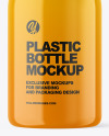 Glossy Cosmetic Bottle with Pump Mockup