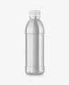 Glossy Metallized Bottle Mockup