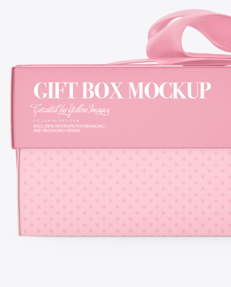 Gift Box Mockup