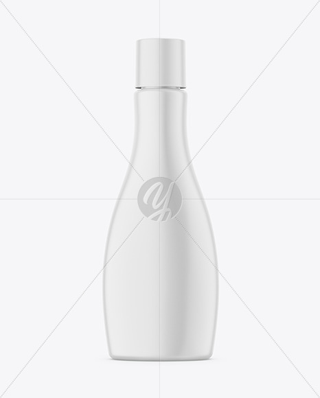 Matte Plastic Cosmetic Bottle Mockup