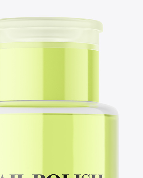 Clear Plastic Nail Polish Remover Bottle Mockup Clear Plastic Nail Polish Remover Bottle Mockup