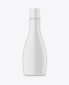 Glossy Plastic Cosmetic Bottle Mockup Glossy Plastic Cosmetic Bottle Mockup