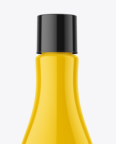 Glossy Plastic Cosmetic Bottle Mockup Glossy Plastic Cosmetic Bottle Mockup