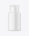 Matte Plastic Nail Polish Remover Bottle Mockup Matte Plastic Nail Polish Remover Bottle Mockup