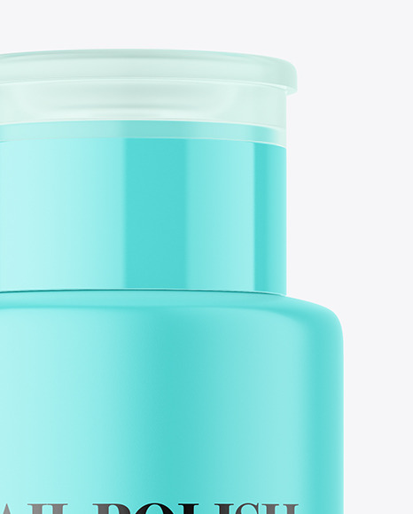 Matte Plastic Nail Polish Remover Bottle Mockup Matte Plastic Nail Polish Remover Bottle Mockup