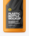 Matte Plastic Bottle Mockup