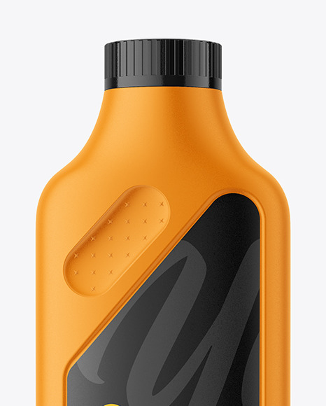 Matte Plastic Bottle Mockup