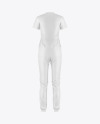 Women's Medical Uniform Mockup - Back View