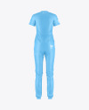 Women's Medical Uniform Mockup - Back View
