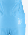 Women's Medical Uniform Mockup - Back View