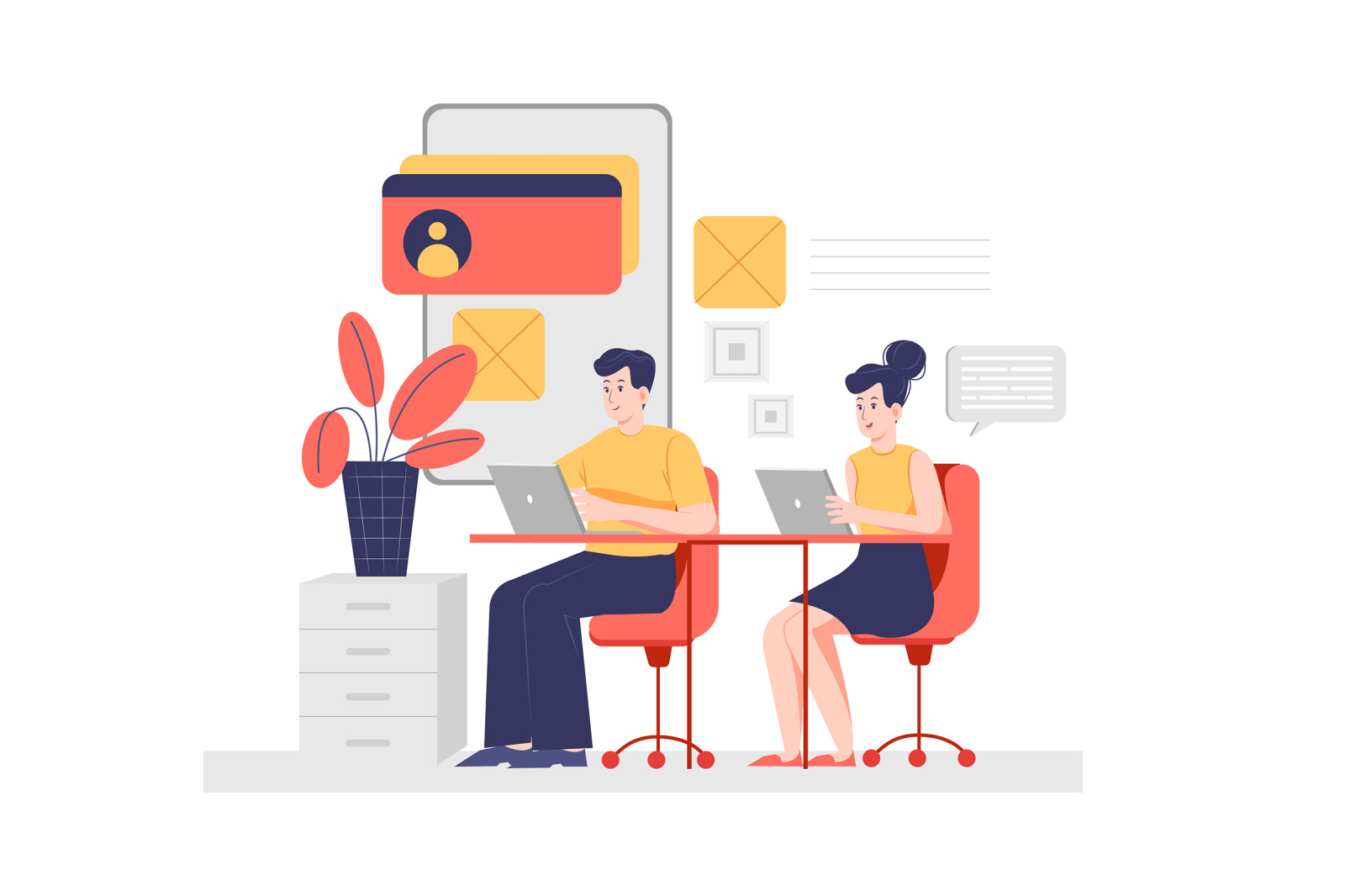 M351_Creative Agency Illustration Pack M351_Creative Agency Illustration Pack